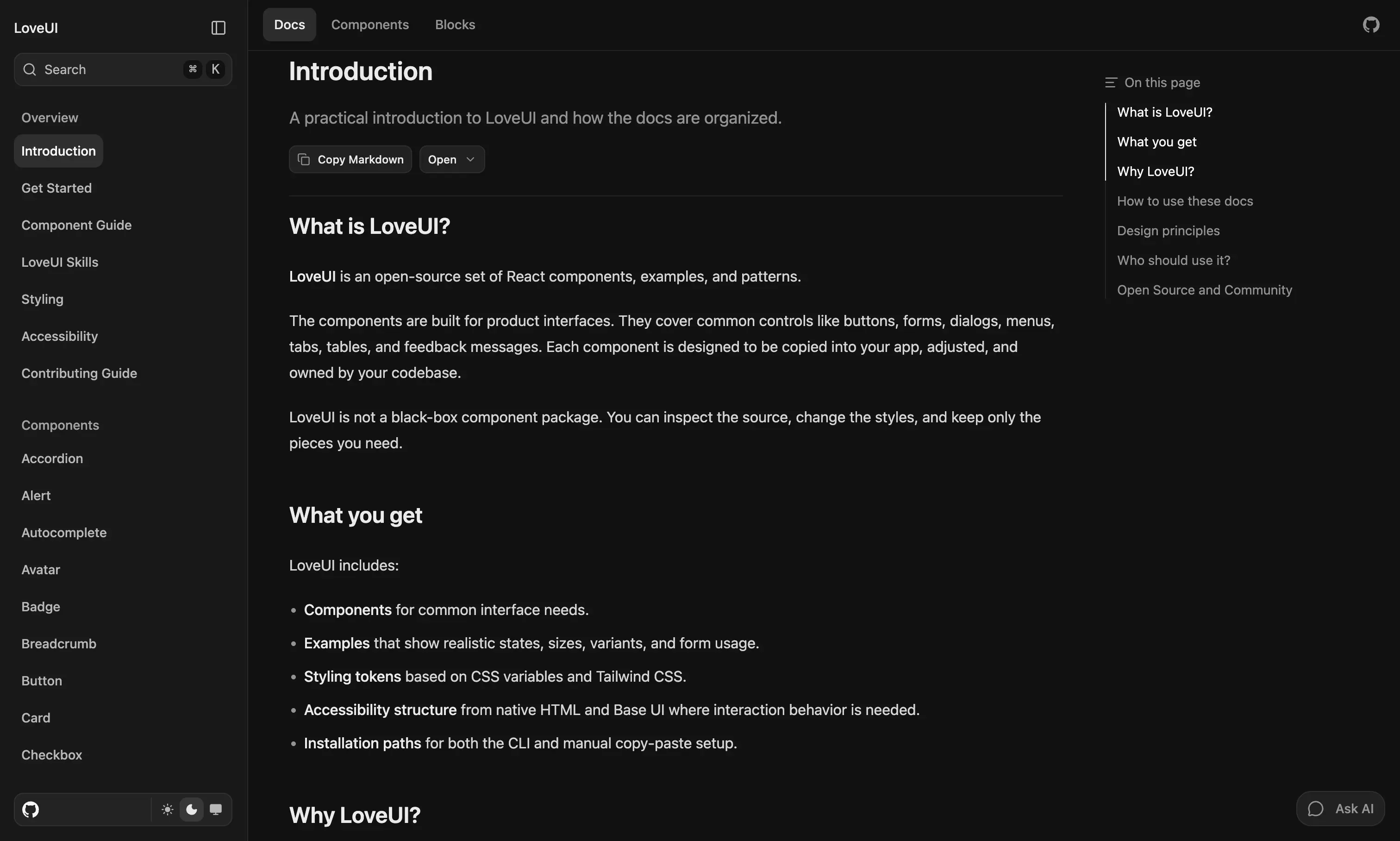Dashboard preview