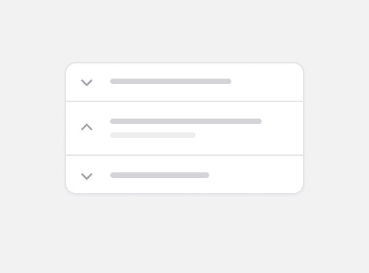 Accordion building block preview